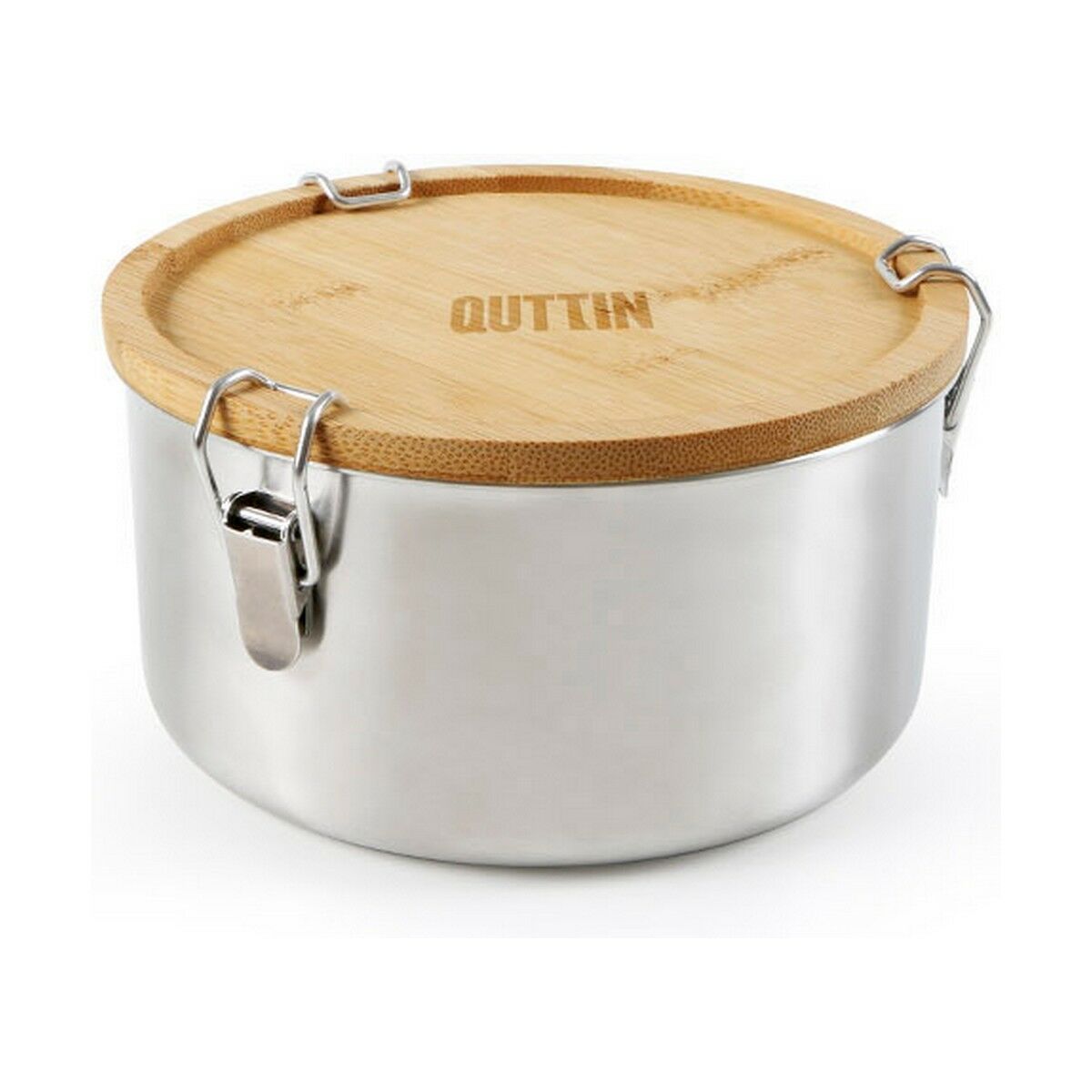 Lunch box Quttin Stainless steel (1,59 L) (17 x 9 cm)